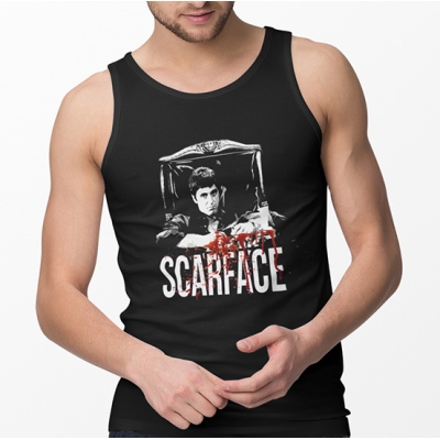 TANK TOP THE GODFATHER & SCAREFACE SCAREFACE MONTANA